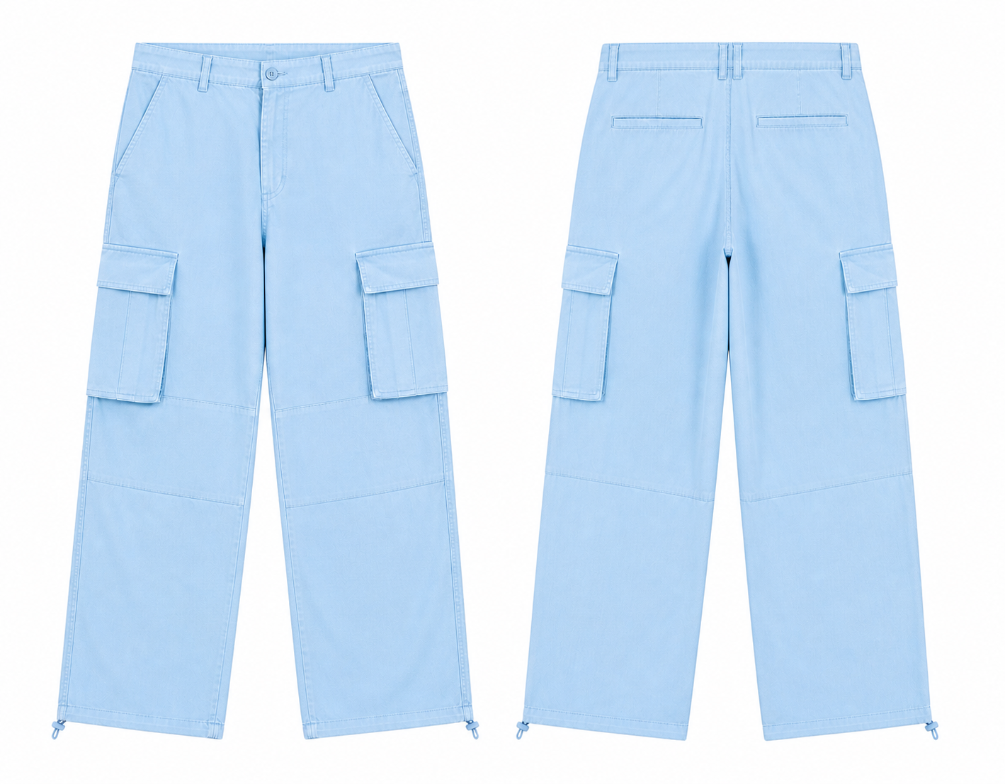 Sky Blue Cargo Trouser